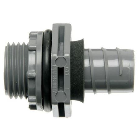 Abb Conduit Fitting Connector, Compression, PVC, PVC Coated 832664